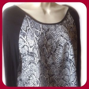 Snake Skin Look Top